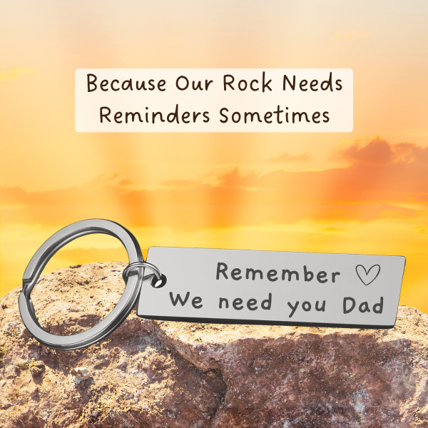 Postpartum Gift For New Dads - Mom Support Cards & Key Chain