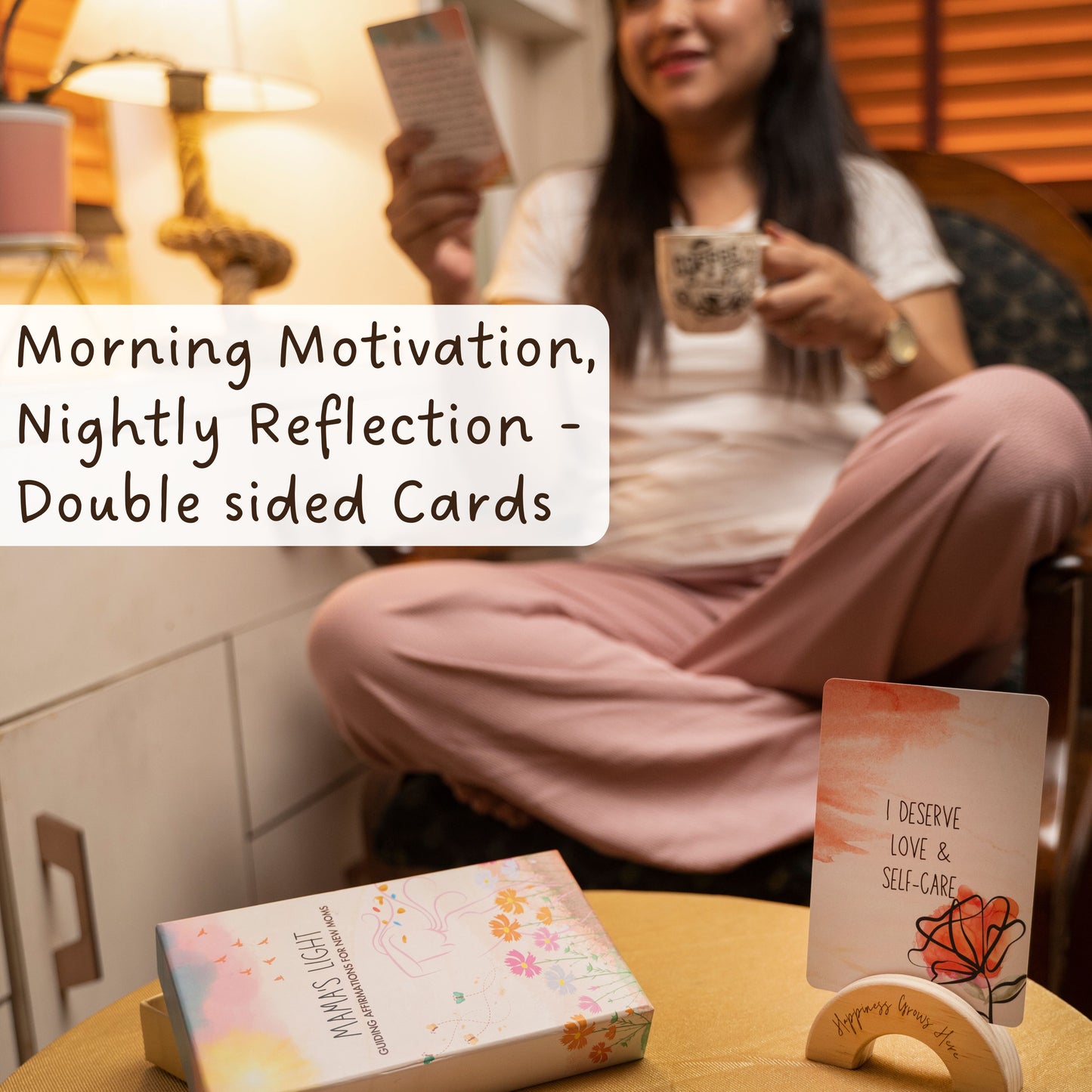 New Mom Affirmation Cards with Stand