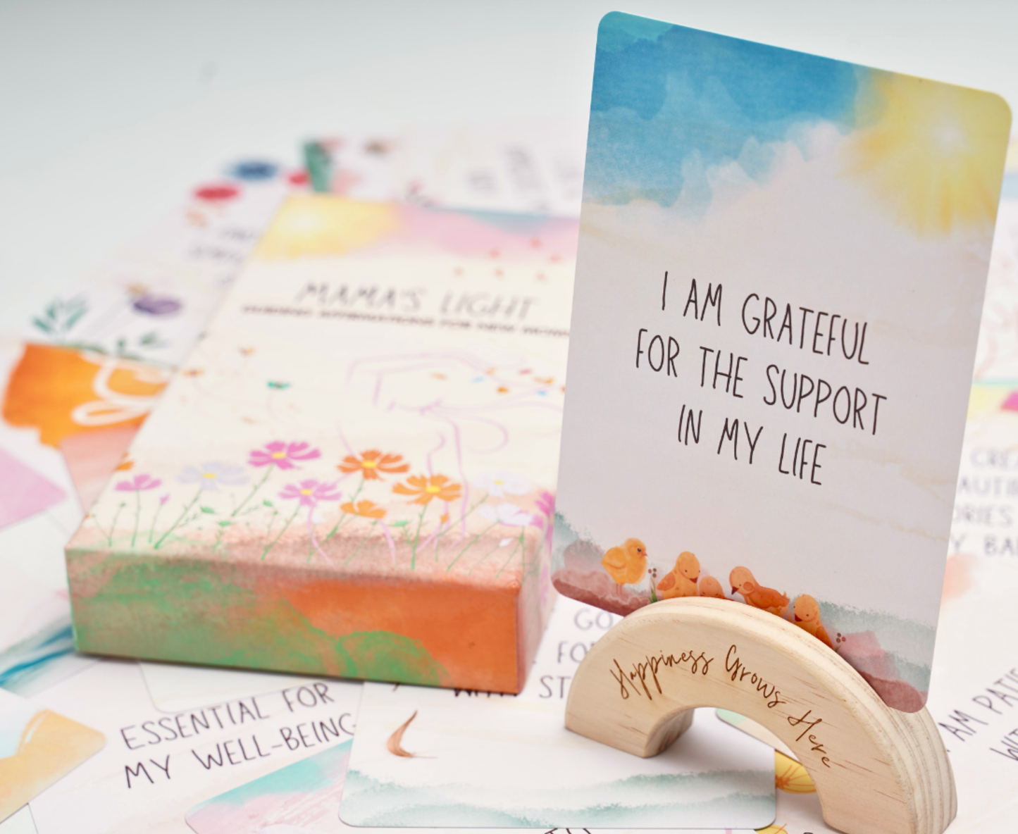New Mom Affirmation Cards with Stand