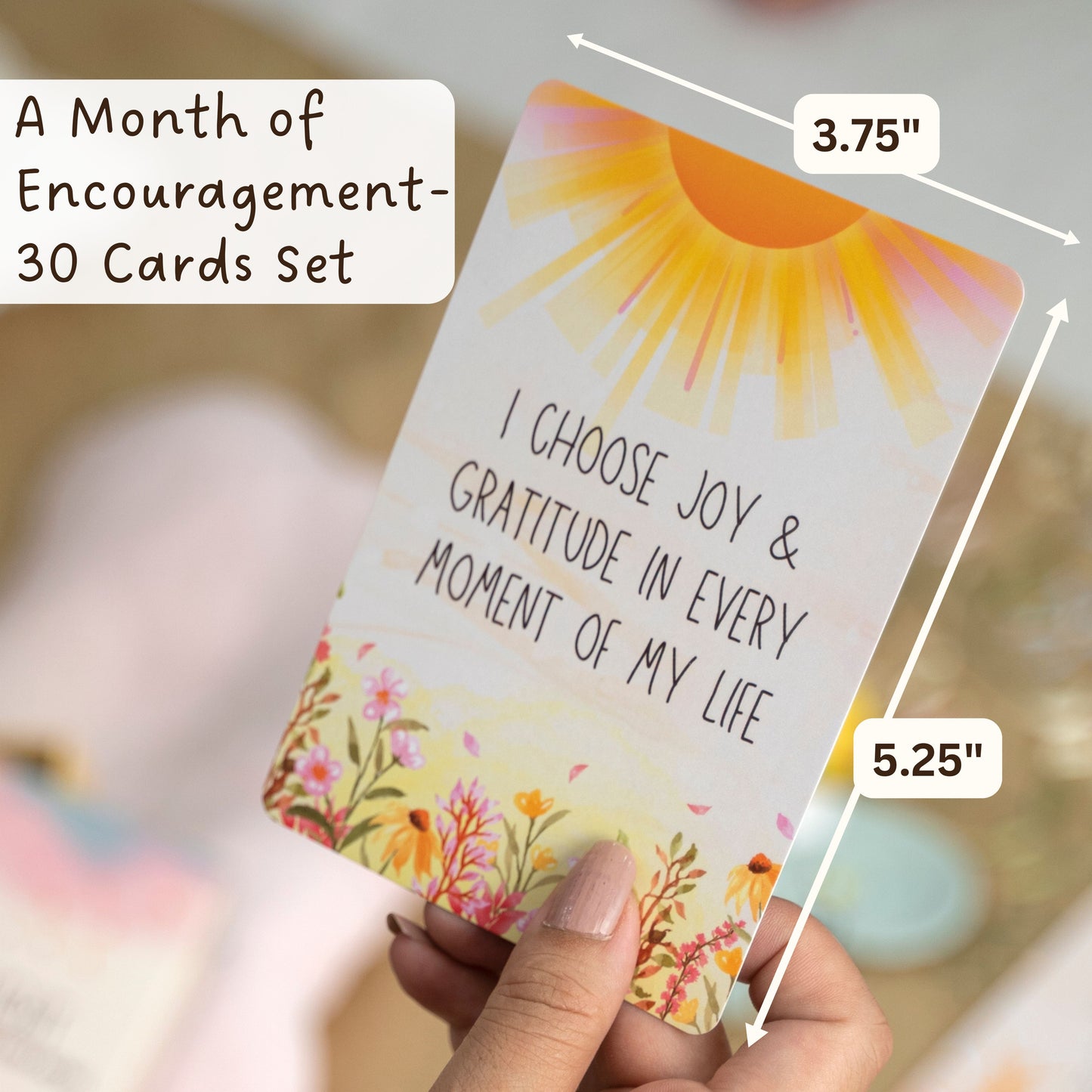 New Mom Affirmation Cards with Stand